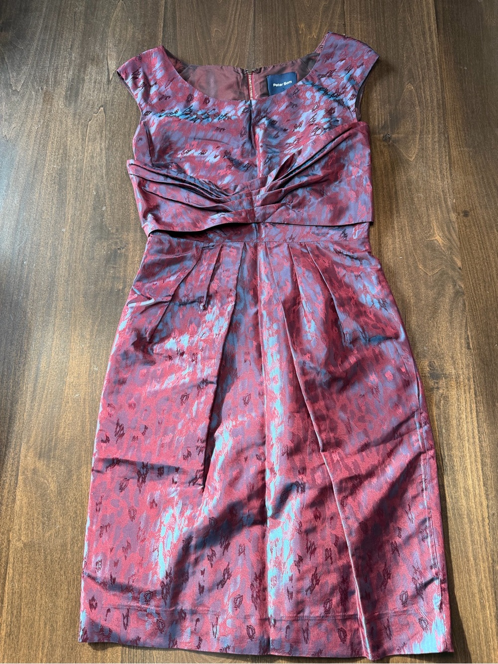 Peter Som Elegant Burgundy Dress Size